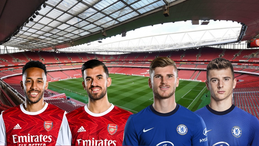 Dự đoán tỷ số, đội hình ra sân trận Arsenal - Chelsea